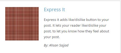 Image of Express It WorPress plugin